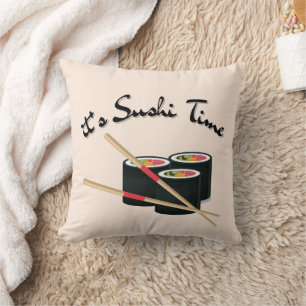 It's Sushi Time Cushion