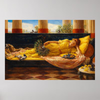 Its sweet doing nothing by John William Waterhouse
