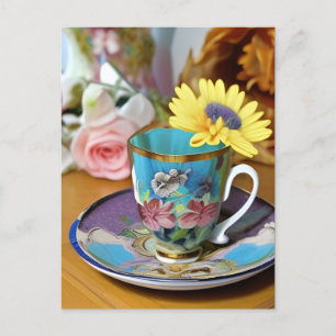 It's Tea Time! Invitation Postcard