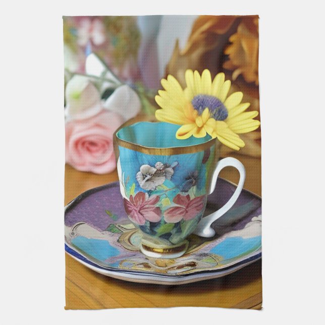 It's Tea Time   Tea Towel (Vertical)