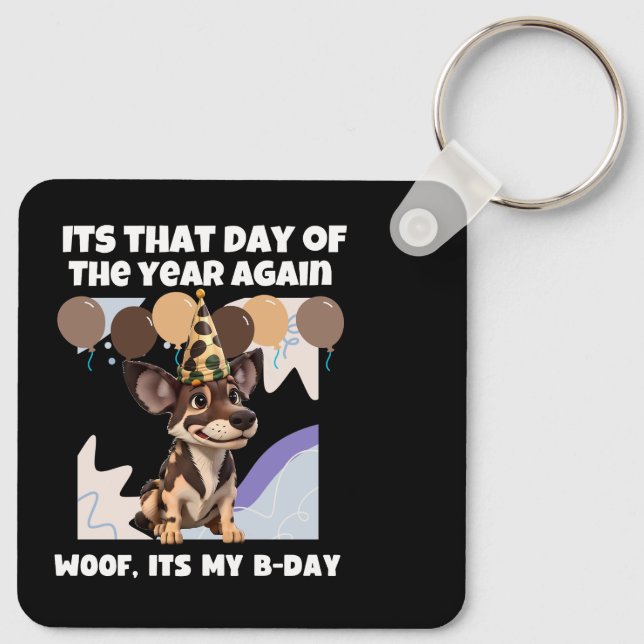 Its that day of the year again. Woof its my B-day Key Ring (Back)