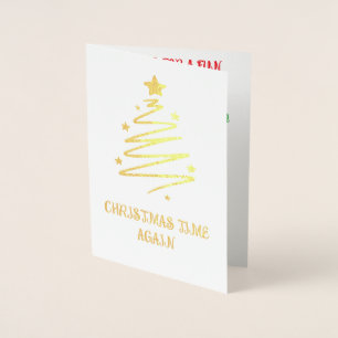 Its that time again foil card