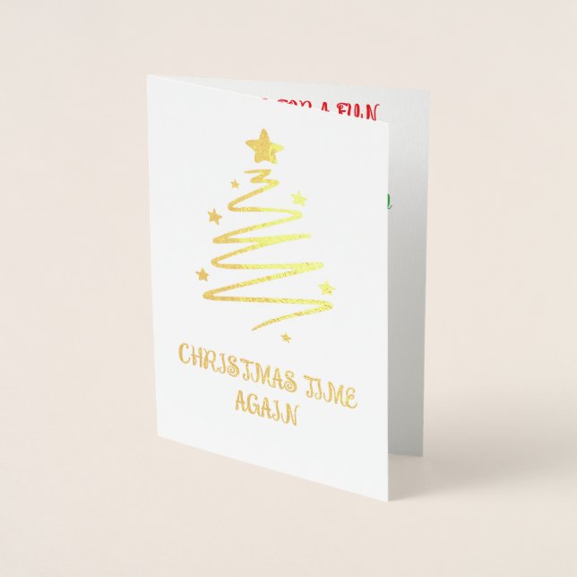 Its that time again foil card (Front)