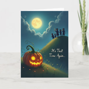 Its That Time Again Moonlit Card