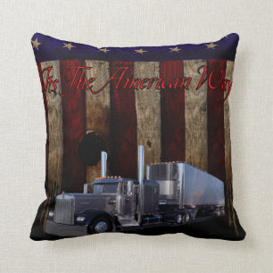 It's The American Way Throw Pillow