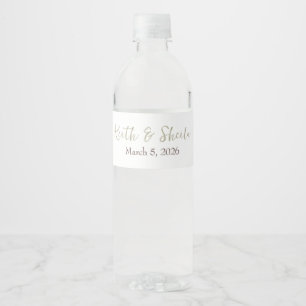 It's the Beginning of a New Chapter Bridal Shower Water Bottle Label