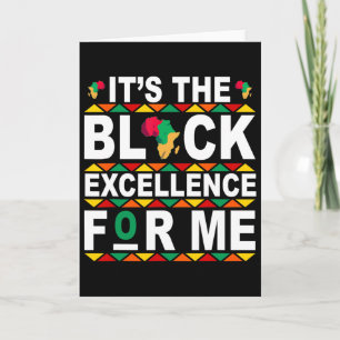 It's The Black Excellence For Me History Month Mel Card