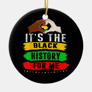 It's The Black History For Me Ceramic Tree Decoration