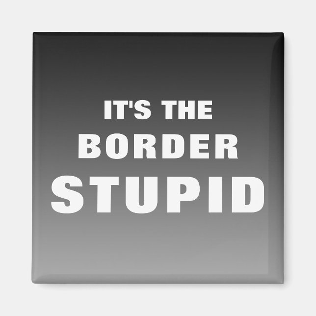 It's The Border Stupid Magnet (Front)