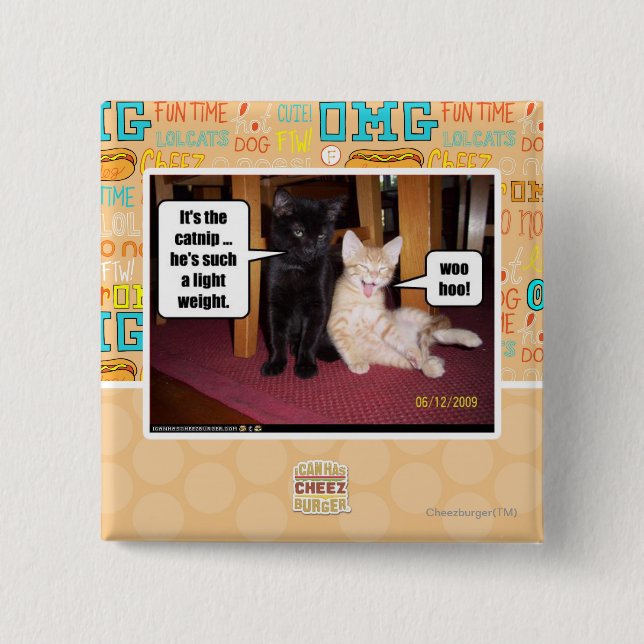 It's the catnip 15 cm square badge (Front)
