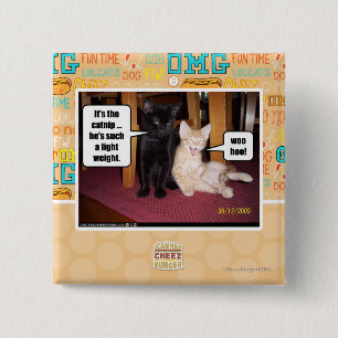 It's the catnip 15 cm square badge