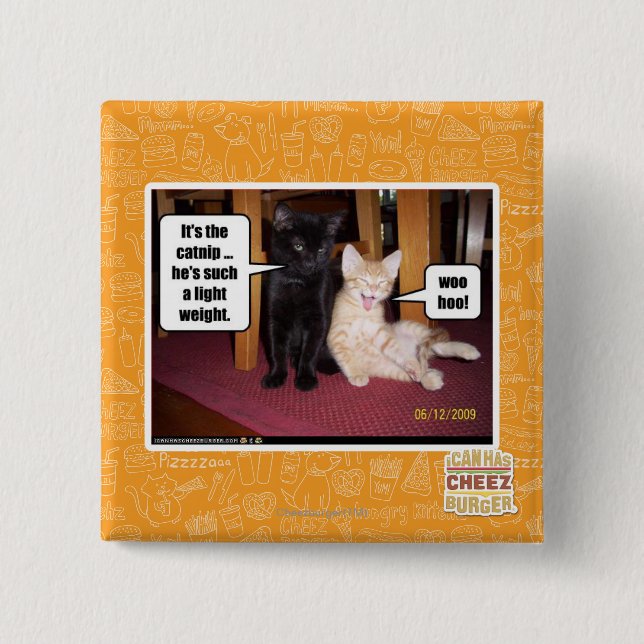 It's the catnip 15 cm square badge (Front)
