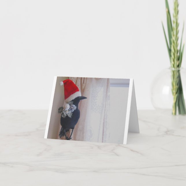 It's the Christmas Crow Holiday Card (Front)