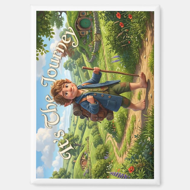 It's The Journey Magnet (Front)