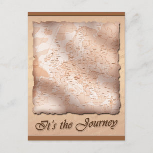 It's the Journey ~ Postcard