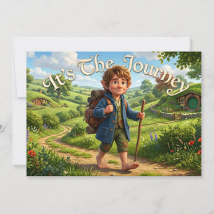 It's The Journey Thank You Card