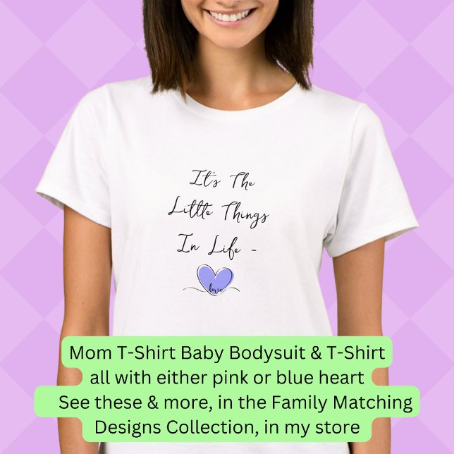 It's The Little Things In Life Blue Heart Match Pr T-Shirt (Creator Uploaded)