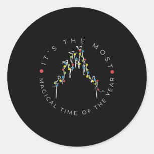 Its The Most Magical Time Of The Year Christmas Xm Classic Round Sticker