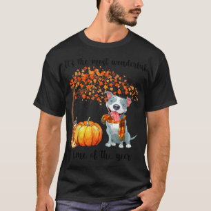 Its The Most Wonderful Autumn Time French Bulldog T-Shirt
