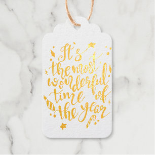IT'S THE MOST WONDERFUL... GIFT TAGS