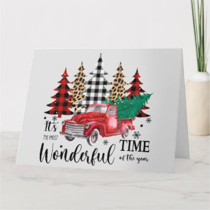 It's the most wonderful time Christmas greeting Card