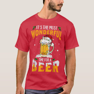 Its The Most Wonderful Time For A Beer Christmas S T-Shirt
