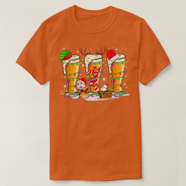 Its The Most Wonderful Time For A Beer Christmas S T-Shirt (Design Front)