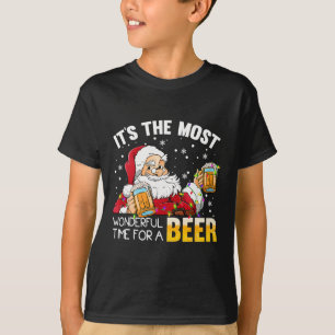 Its The Most Wonderful Time For A Beer Christmas S T-Shirt