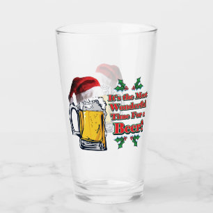 Its The Most Wonderful Time for a Beer Glass