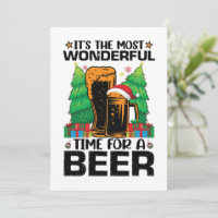 Its The Most Wonderful Time For A Beer Santa 