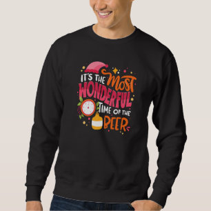 It's The Most Wonderful Time Of The Beer Christmas Sweatshirt