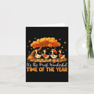 Its The Most Wonderful Time Of The Year Autumn Fal Card