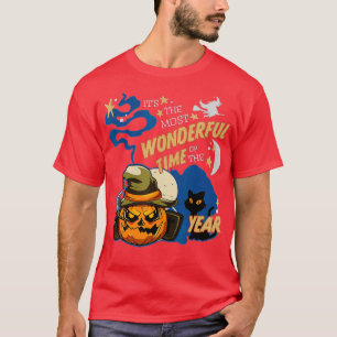 Its the Most Wonderful Time of the Year black cat  T-Shirt