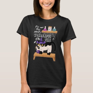 It's The Most Wonderful Time Of The Year Black Cat T-Shirt