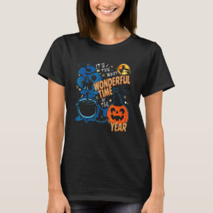It's The Most Wonderful Time Of The Year Black Cat T-Shirt