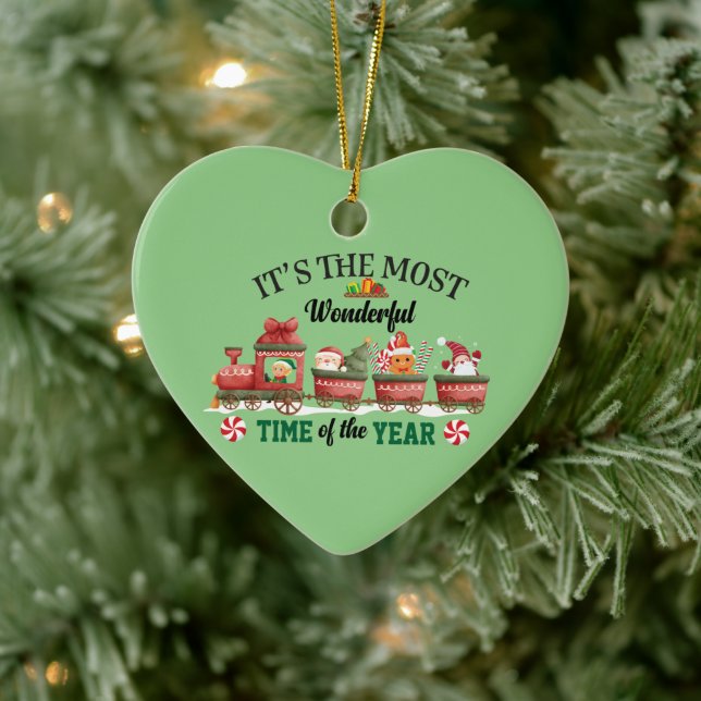 It's The Most Wonderful Time Of The Year Ceramic Tree Decoration (Tree)