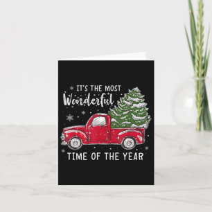 Its The Most Wonderful Time Of The Year Christmas  Card