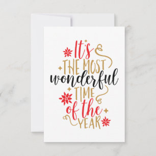 It's The Most Wonderful Time of The Year Christmas Card