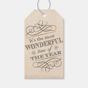 It's the Most Wonderful Time of the Year Christmas Gift Tags