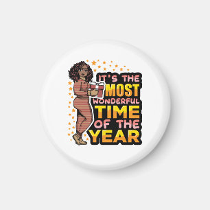 It's The Most Wonderful Time Of The Year Christmas Magnet