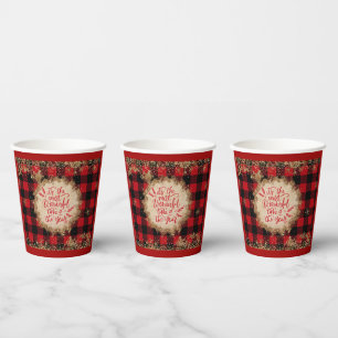 It's the most wonderful time of the year Christmas Paper Cups