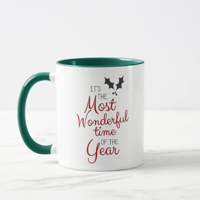 It's The Most Wonderful Time Of The Year Coffee Mug (Left)