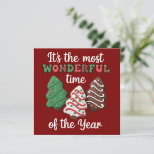 It's The Most Wonderful Time Of The Year Cookie Holiday Card