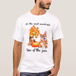 It's The Most Wonderful Time Of The Year Corgi T-Shirt