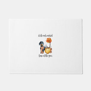 It's The Most Wonderful Time Of The Year Dachshund Doormat