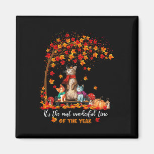 It's The Most Wonderful Time Of The Year Family Ca Magnet