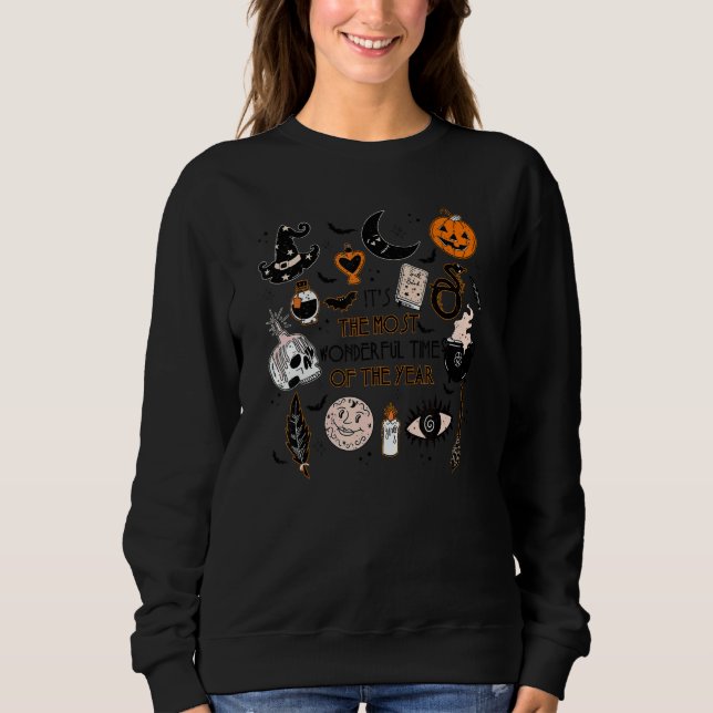 It's the Most Wonderful Time Of The Year Halloween Sweatshirt (Front)