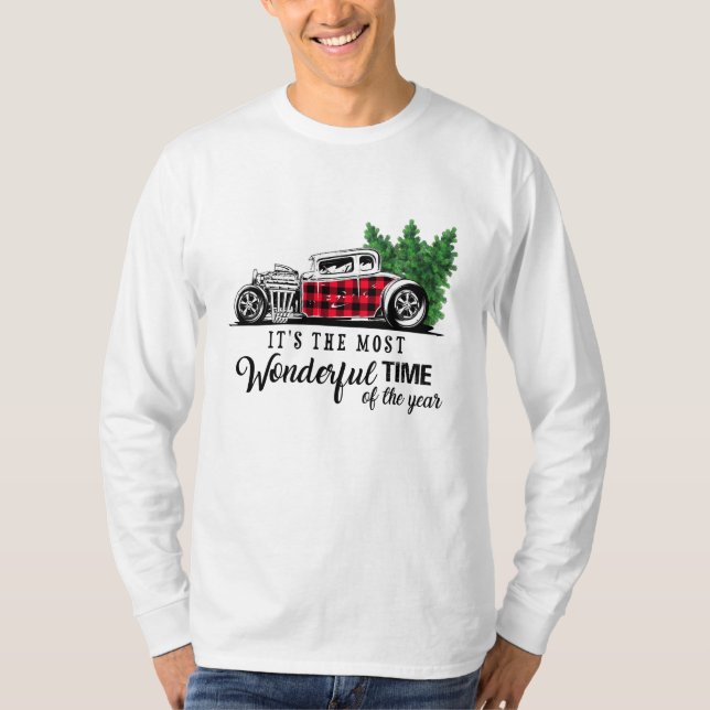 It's The Most Wonderful Time of The Year Hot Rod T-Shirt (Front)