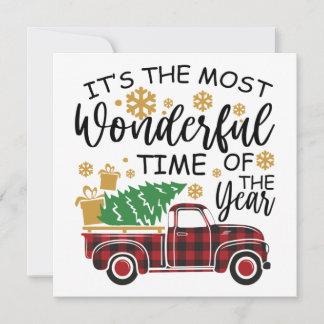 It's The Most Wonderful Time Of The Year Invitation