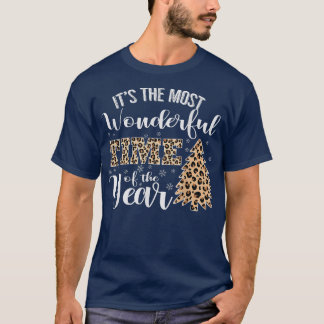 Its The Most Wonderful Time Of The Year Leopard Tr T-Shirt